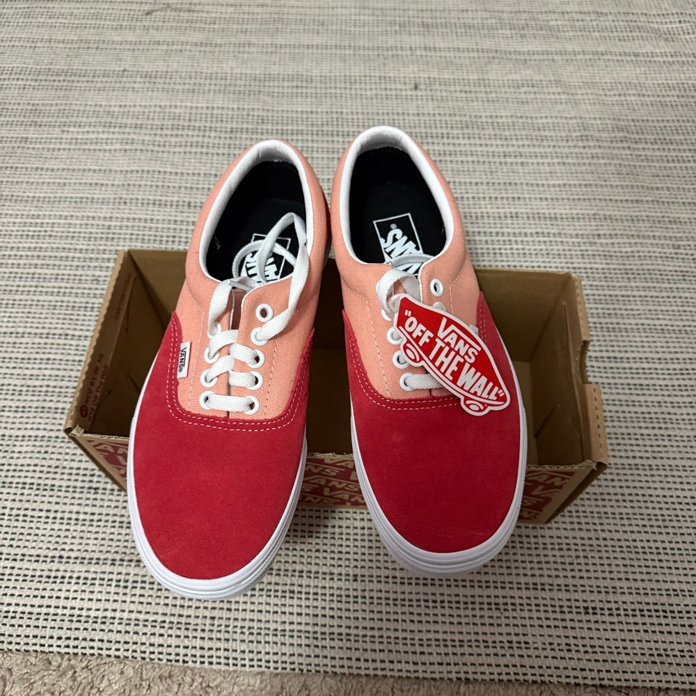 Vans Red and Pink Sneakers